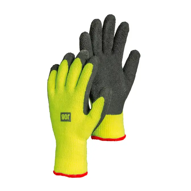 HESTRA ASPER HI-VIZ YELLOW WINTER WORK GLOVES