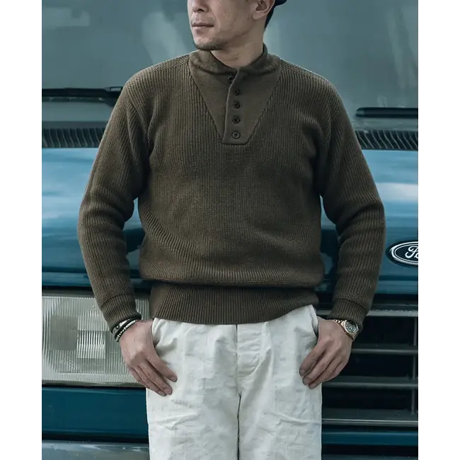 U.S. VINTAGE 100% WOOL PULLOVER