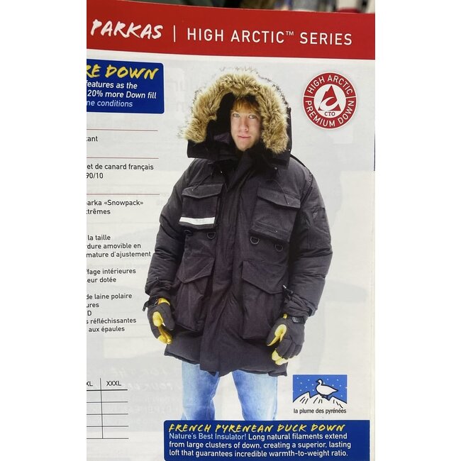 CHINOOK TECHNICAL OUTDOOR PROFESSIONAL EXTREME COLD WEATHER ICEPAK DOWN PARKA