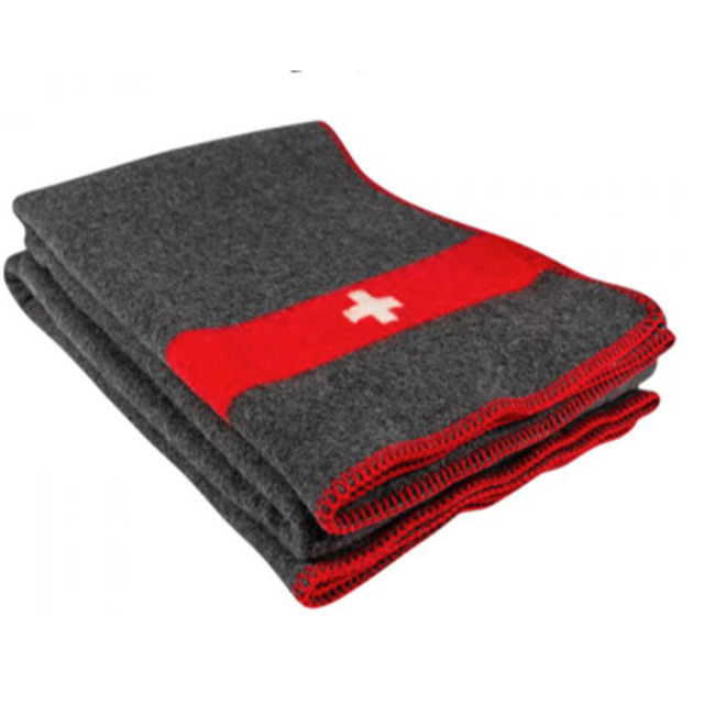MAJOR SURPLUS TIOGA 80% MERINO WOOL BLANKET 58" X 80"