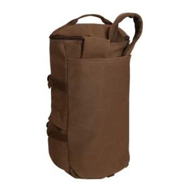 ROTHCO CONVERTIBLE CANVAS DUFFLE BACKPACK - BROWN