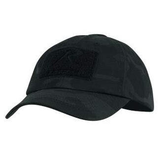 ROTHCO OPERATOR TACTICAL CAP - MIDNIGHT BLACK CAMO