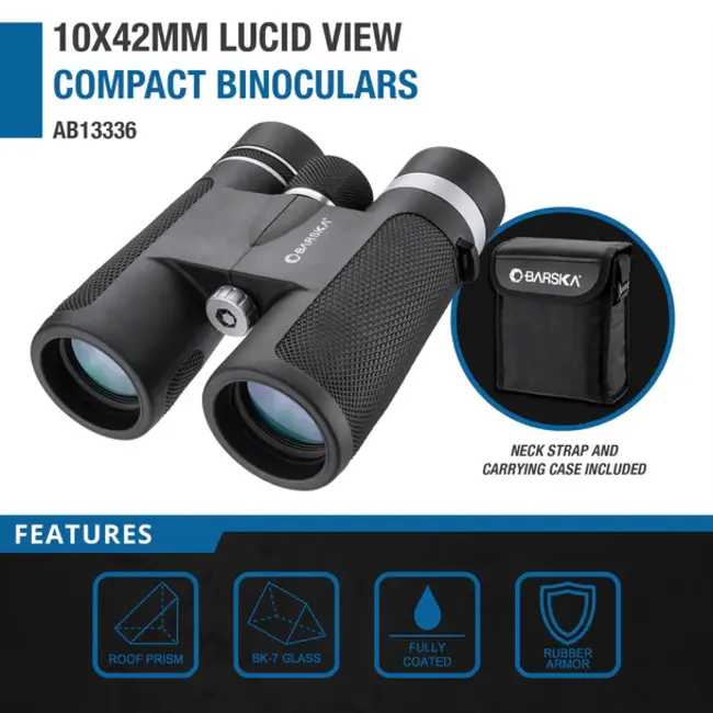 BARSKA OPTICS AB13336 ROOF PRISM BINOCULARS