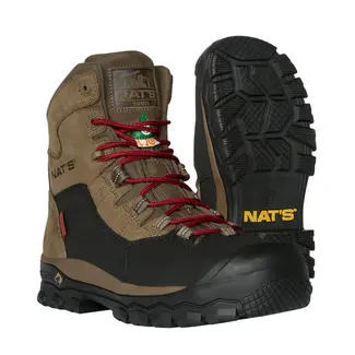 NAT'S NAT'S 8" LACED WORK BOOT