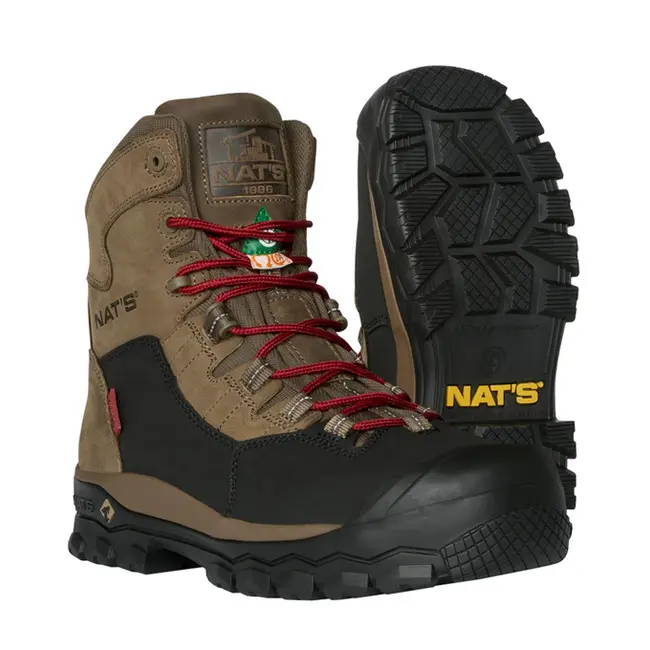 NAT'S NAT'S 8" LACED WORK BOOT