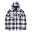 CAT MEN'S HOODED FLANNEL JACKET SHIRT