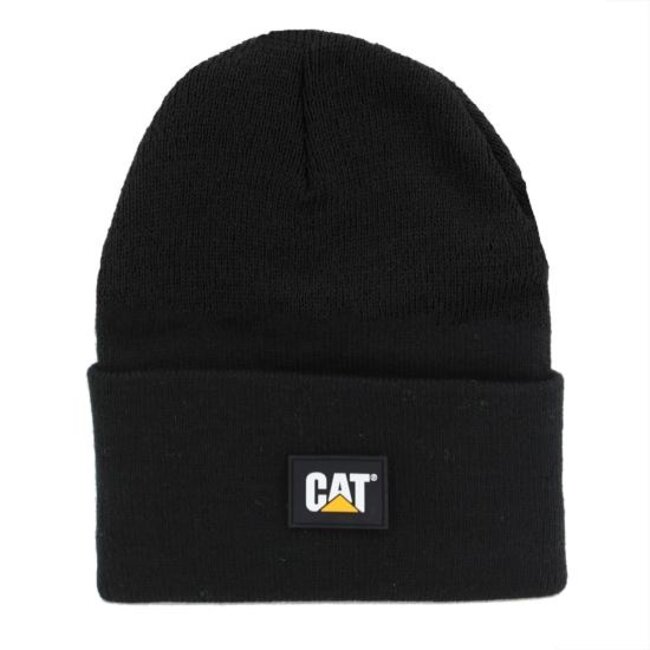 CAT CAT LABEL CUFF BEANIE