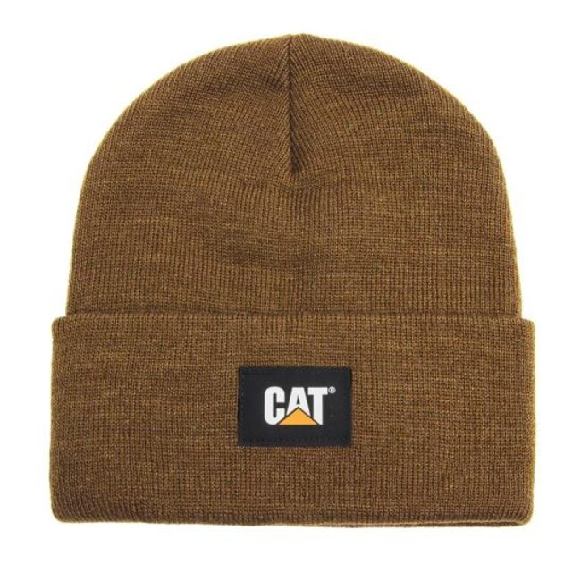 CAT CAT LABEL CUFF BEANIE