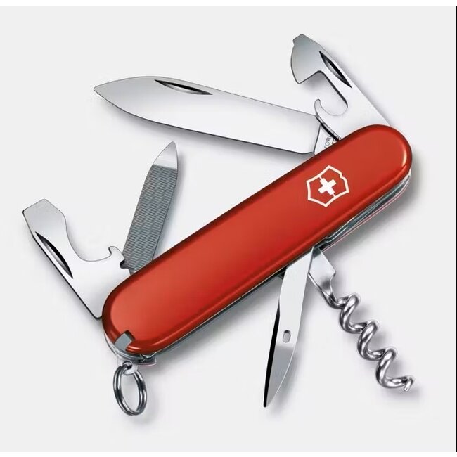 VICTORINOX SWISS ARMY SPORTSMAN RED SWISS ARMY KNIFE