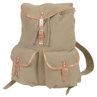 WORLD FAMOUS SALES World Famous  Vintage Camper Rucksack - Khaki
