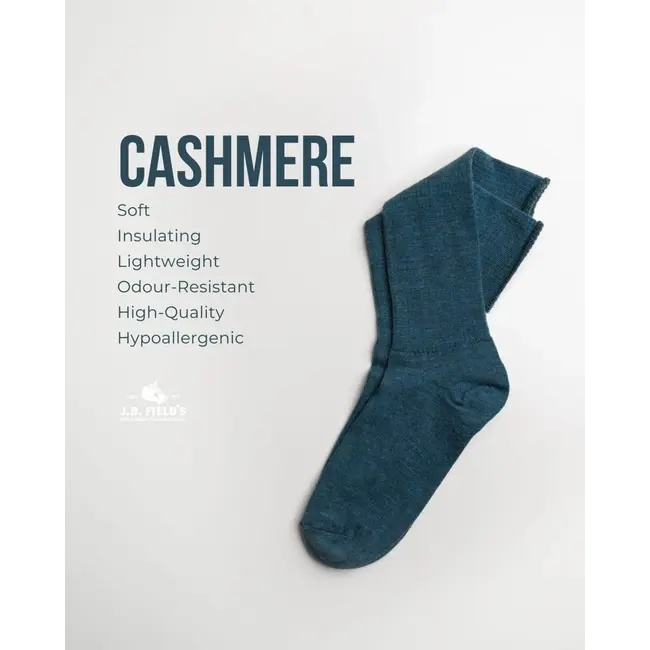 J.B. FIELDS - GREAT SOX CASHMERE WEEKENDER  WOOL BLEND DRESS SOCKS