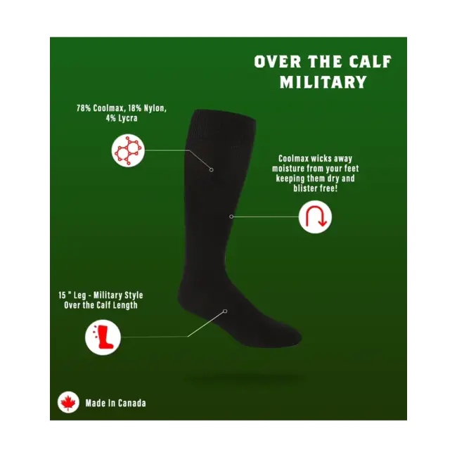 J.B. FIELDS - GREAT SOX MILITARY COOLMAX LINER SOCKS (3 PAIRS)