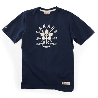 RED CANOE RED CANOE MENS S/S HERITAGE T-SHIRT - NAVY