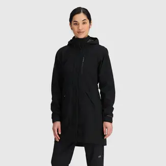 OUTDOOR RESEARCH WOMEN'S ASPIRE 3L TRENCH RAIN COAT