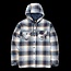 CAT MEN'S HOODED FLANNEL JACKET SHIRT