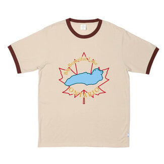 LAGO APPAREL BIG BEAUTIFUL LAKE ONTARIO RINGER T-SHIRT