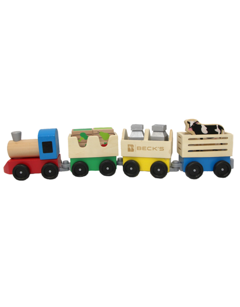 melissa and doug farm train