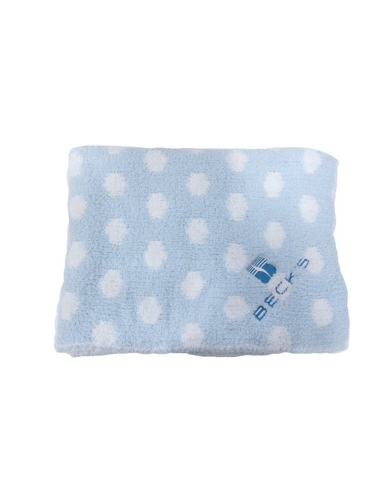 polka dot baby blanket