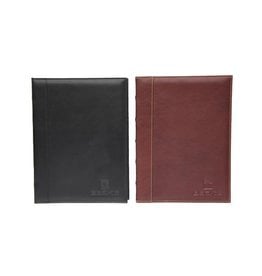 N/A 01979 Leather Journal With Plaid Lining
