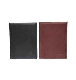 N/A Leather Journal With Plaid Lining