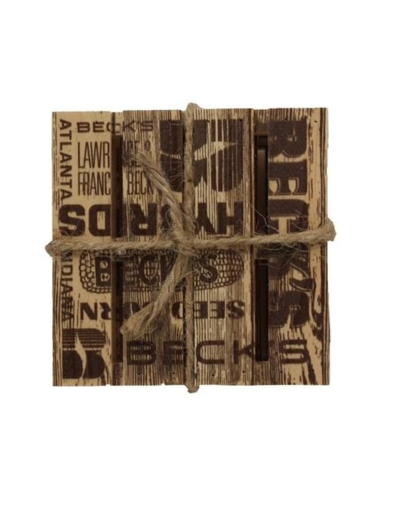 N/A 02241 Pallet Coaster Set