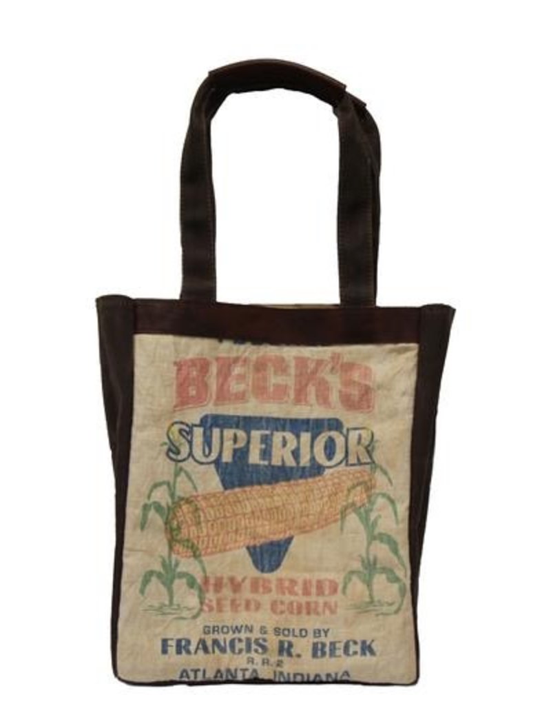 02137 Leather & Seed Bag Tote