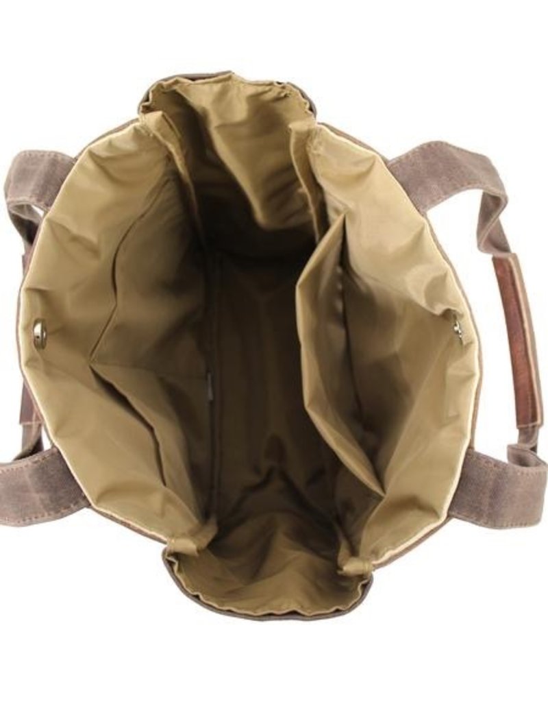 02137 Leather & Seed Bag Tote
