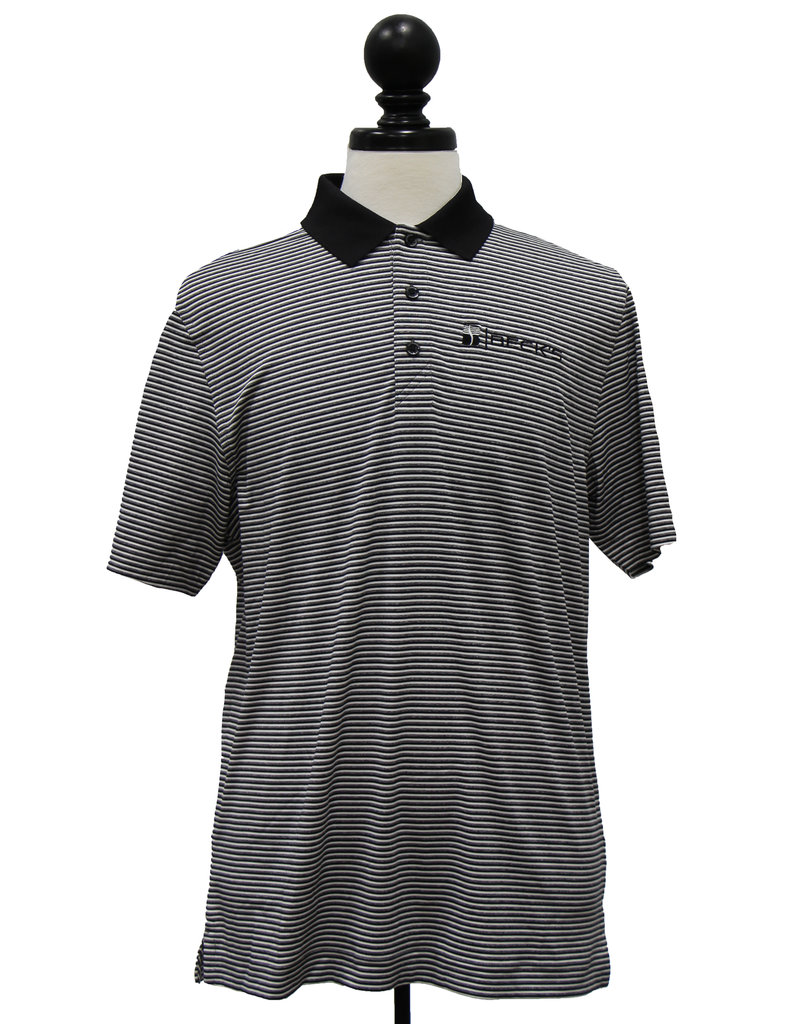 Men's Cutter & Buck Royal Atlanta Braves Cooperstown Collection Forge Tonal  Stripe DryTec Polo