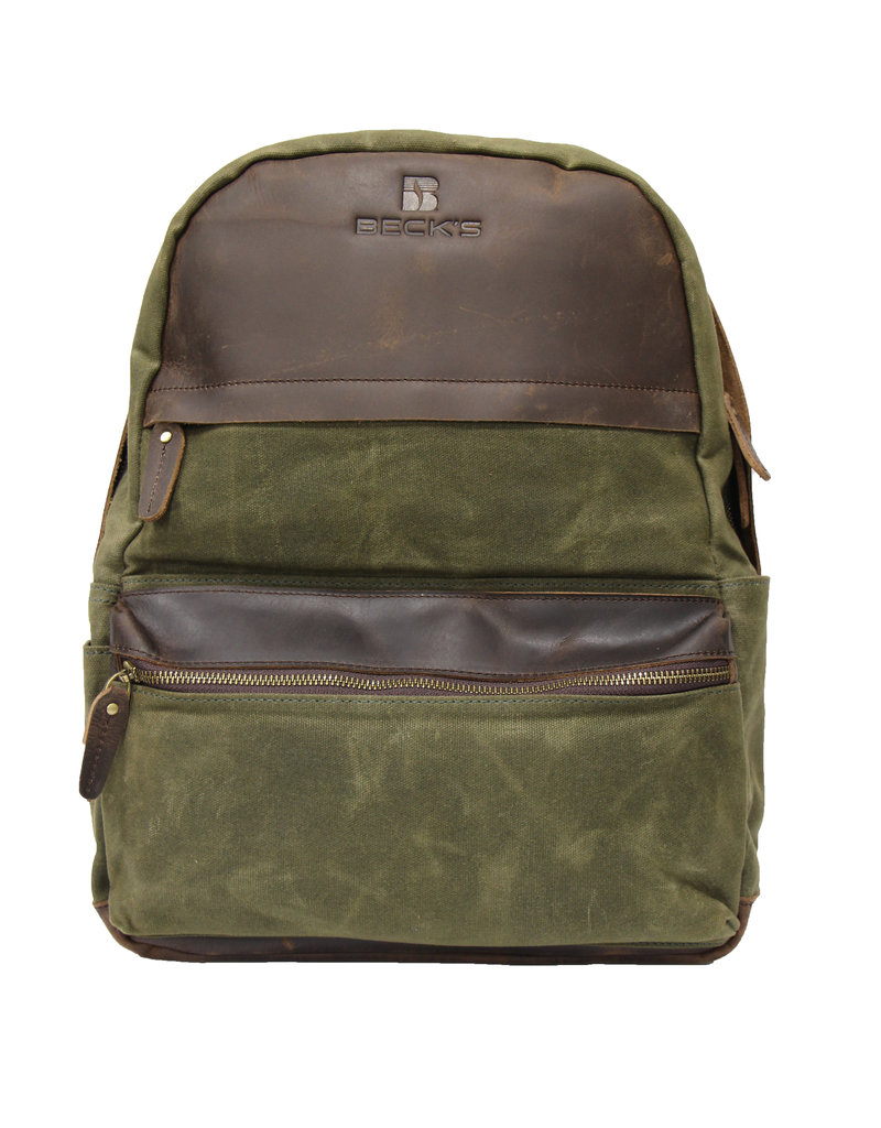 Cambridge Canvas & Leather Backpack