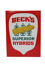 03136 Vintage Red Kernel Metal Sign