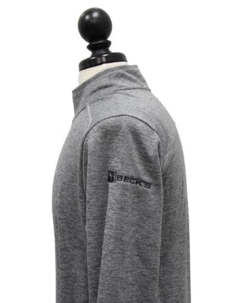 Adidas 02041 Men's Adidas Brushed Terry Heather 1/4 Zip