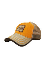 03130 Why I Farm Orange/Khaki Hat
