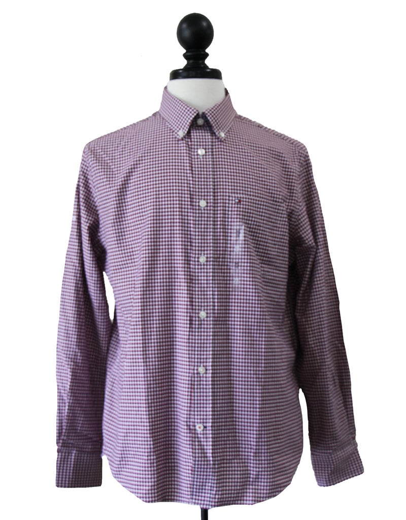 Tommy Hilfiger 03069 Hilfiger 100's Gingham L/S Button Down