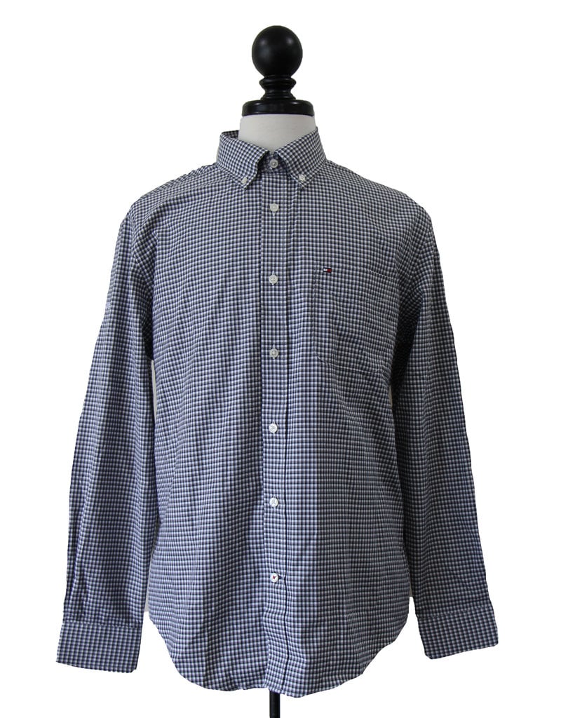 Tommy Hilfiger 03069 Hilfiger 100's Gingham L/S Button Down