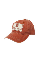 Fresh Concepts 03212 Rust/Cream Frayed Patch Twill Hat