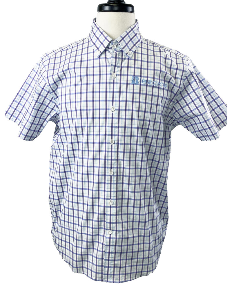 Cutter and Buck 03245 Cutter & Buck Soar Windowpane S/S Shirt