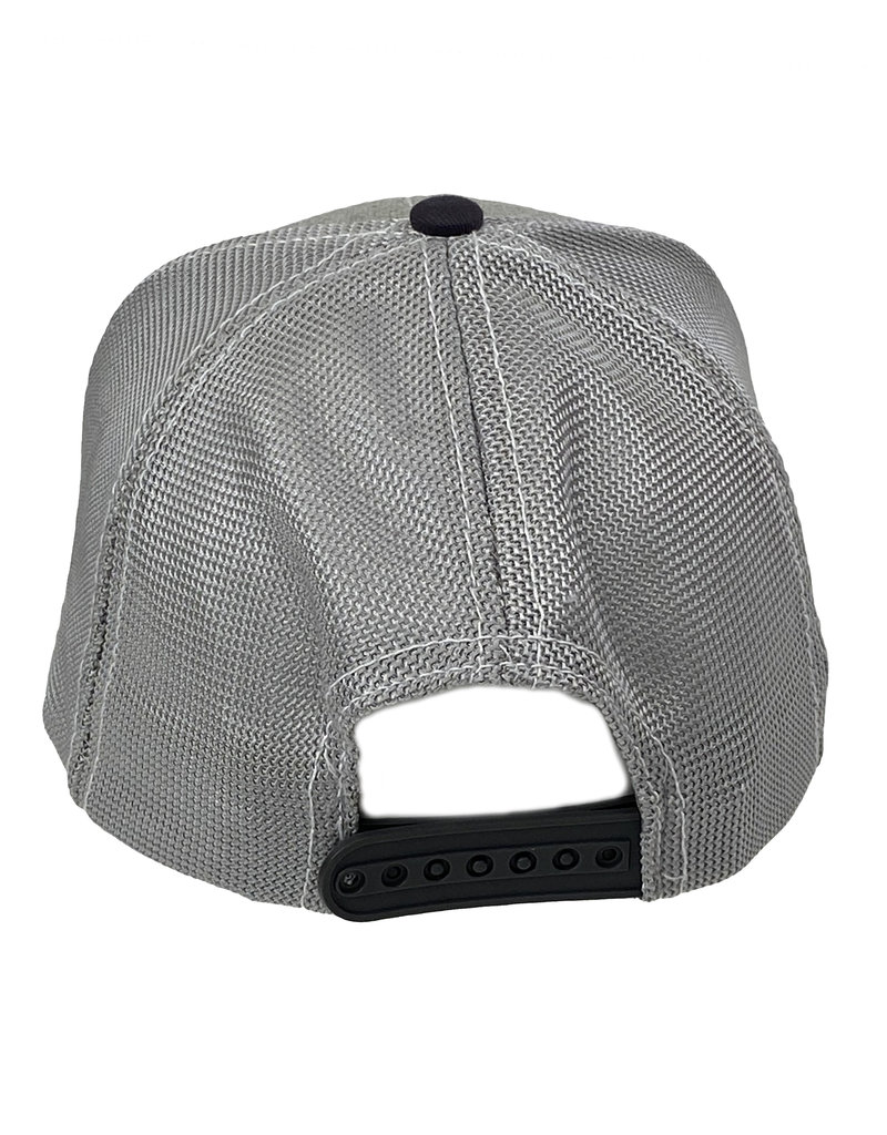 Fresh Concepts 03259 Gray Marle Leather Patch Snapback Hat