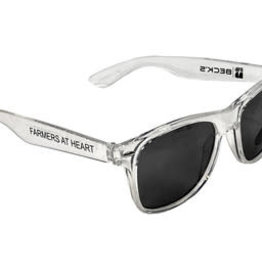 03423 Mirrored Silver Lens "Farmers @ Heart Sunglasses