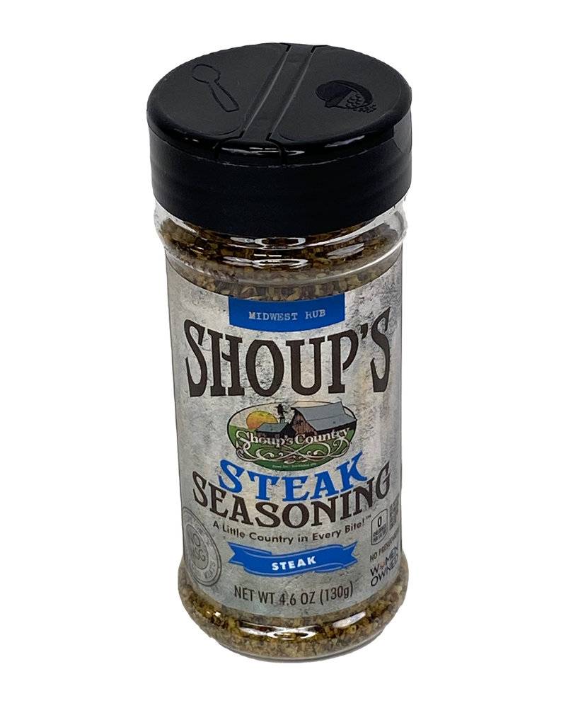 Shoups 03290 Shoup's Steak Seasoning 4.6 Ounce