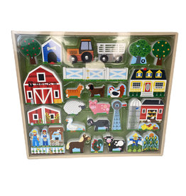 Melissa & Doug 01461 Melissa & Doug Wooden Farm & Tractor Playset