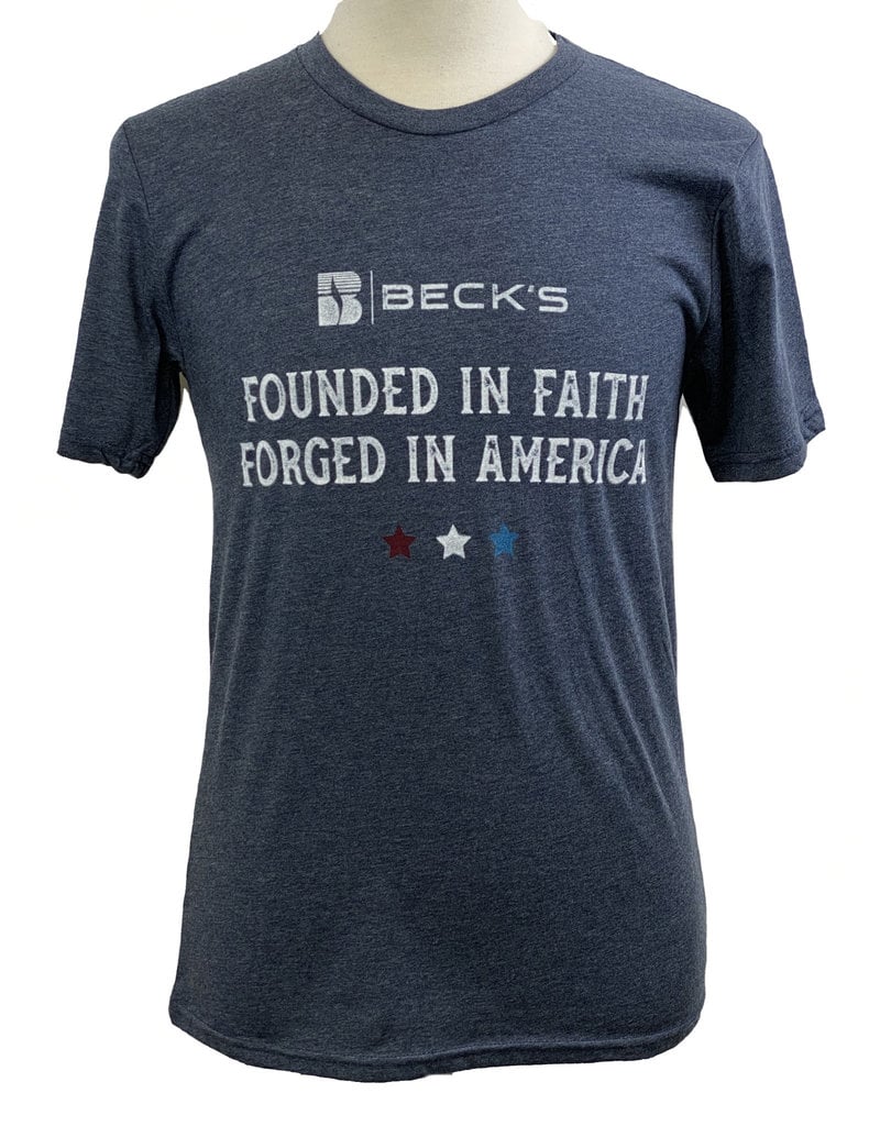 Royal Apparel 03635 USA Made Founded In Faith T-Shirt