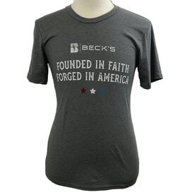 Royal Apparel 03635 USA Made Founded In Faith T-Shirt