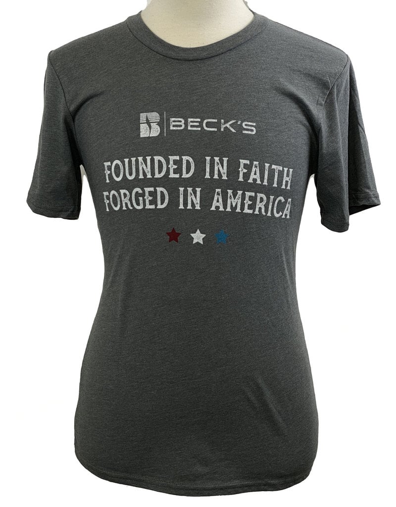 Royal Apparel 03635 USA Made Founded In Faith T-Shirt