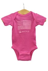 Rabbit Skins Infant Flag Onesie