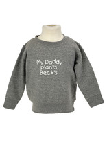 Rabbit Skins 03751 My Daddy Plants Becks Toddler Crewneck