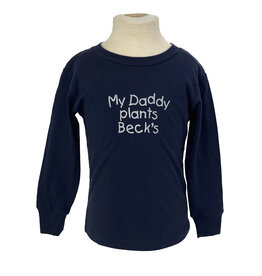 Bella + Canvas 03752 My Daddy Plants Becks Toddler L/S