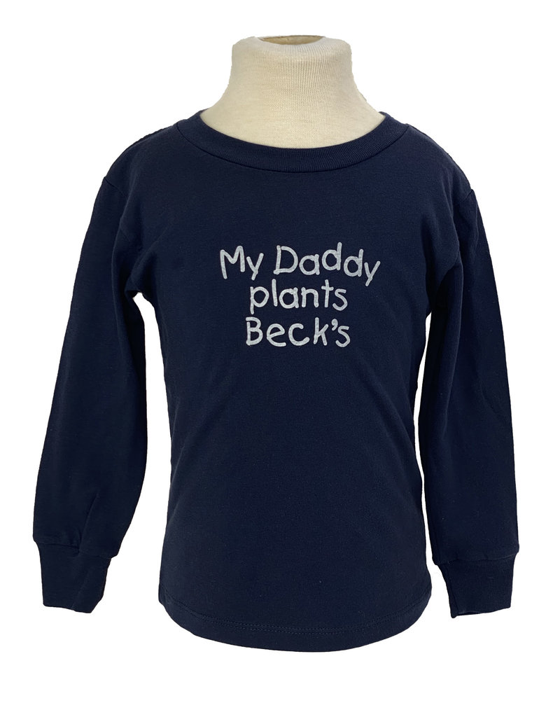 Bella + Canvas 03752 My Daddy Plants Becks Toddler L/S