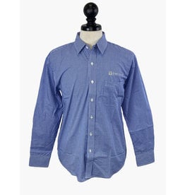 Blue Generation 03769 Blue Gen. Untucked Gingham L/S Shirt