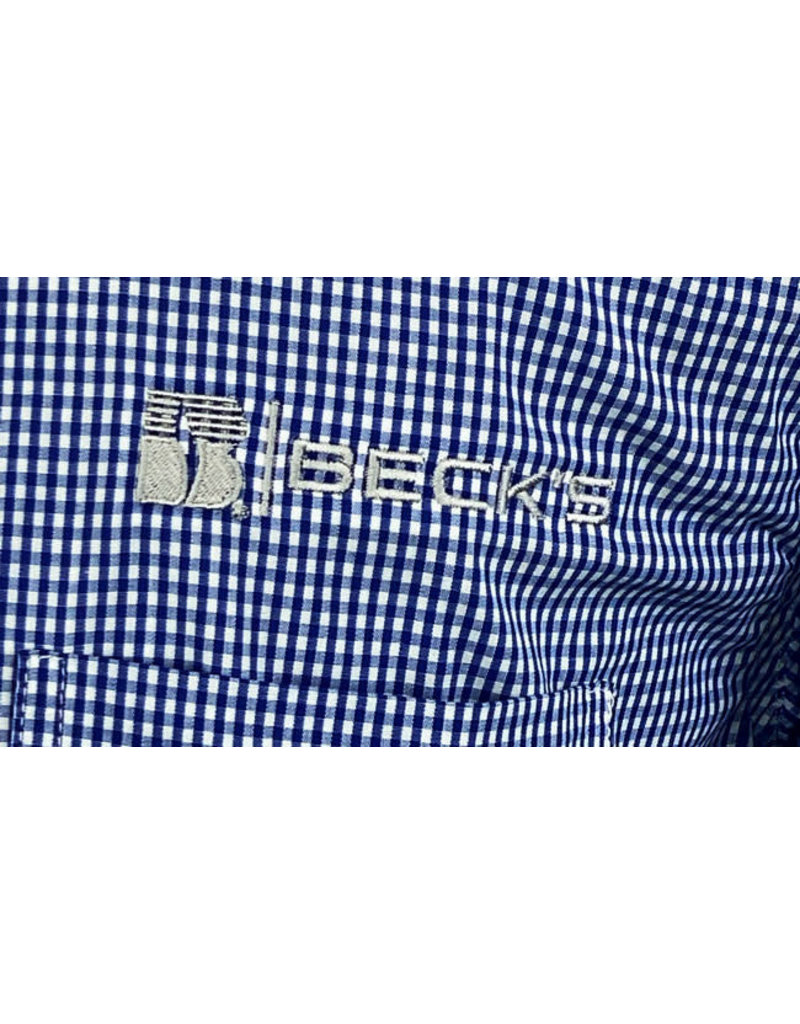 Blue Generation 03769 Blue Gen. Untucked Gingham L/S Shirt