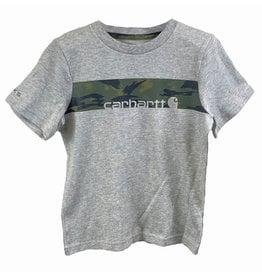 Carhartt 03802 Youth Carhartt T-Shirt w/ Camo Stripe